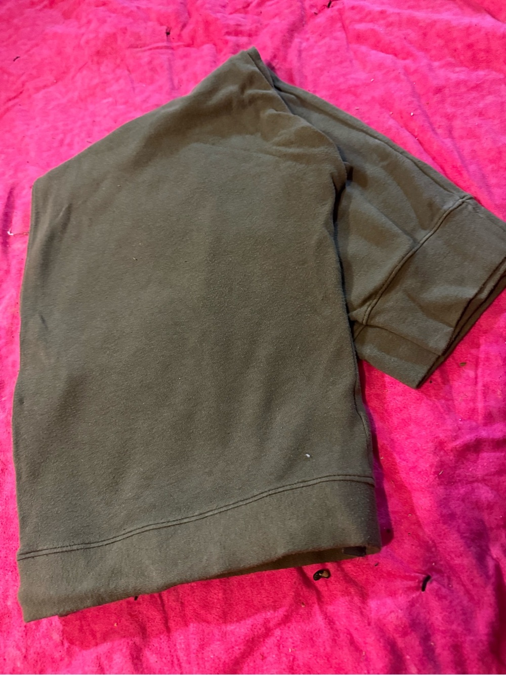 Olive Green Women's Track Joggers with Elastic Waist